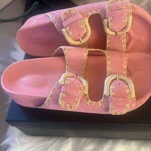 Marc Fisher Pink Sandals